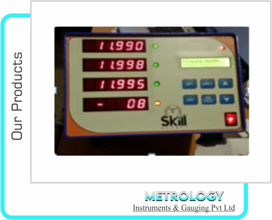 Microcontroller Based Electronic Readout unit (Four Display)